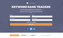 Free Local SEO Rank Tracker front view